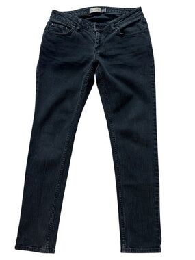 Anchors blue Curvy Women's Black Skinny Stretch Jeans Sleek Slim Fit Juniors 7